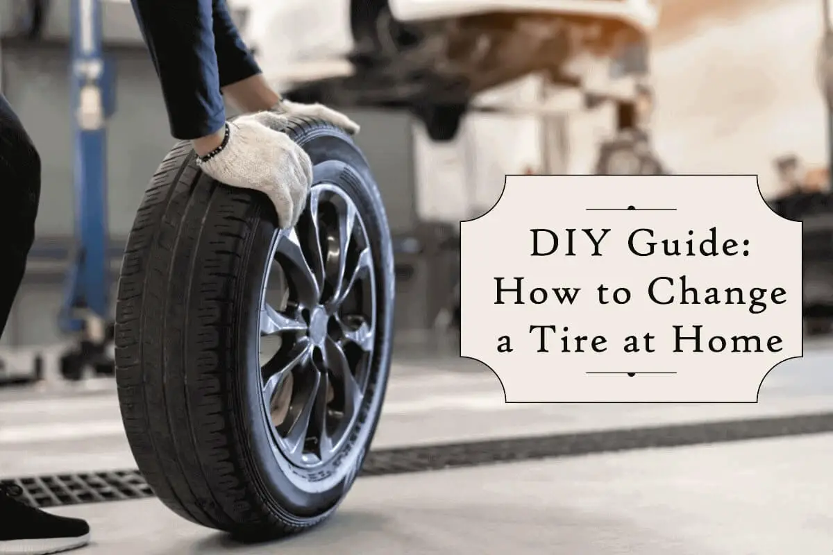 how to change tires at home without a machine